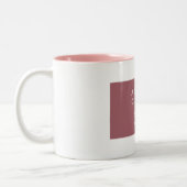Beruflich elegante schlicht-minimalistisch-modern zweifarbige tasse (Links)