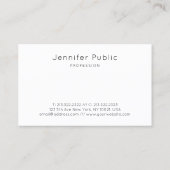 Beruflich Elegante Schrift Moderne Abstrakte Kunst Visitenkarte (Rückseite)