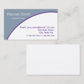 Beruflich Eleganter Moderner Berater Visitenkarte (Vorne/Hinten)