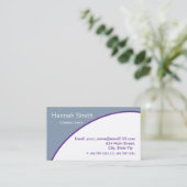 Beruflich Eleganter Moderner Berater Visitenkarte (Stehend Vorderseite)