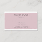 Beruflich Elegantes Design Sleek Design Modernes S Visitenkarte (Rückseite)