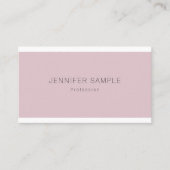 Beruflich Elegantes Design Sleek Design Modernes S Visitenkarte (Vorderseite)