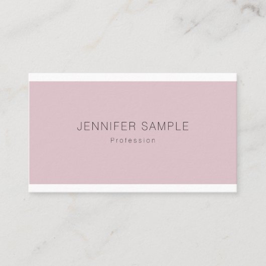 Beruflich Elegantes Design Sleek Design Modernes S Visitenkarte (Vorderseite)