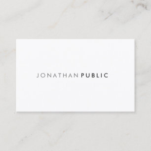 Beruflich Elegantes Design Sleek Design Modernes S Visitenkarte