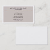 Beruflich Elegantes modernes Design Einfach Schlic Visitenkarte (Vorne/Hinten)