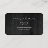 Beruflich Feminine Modernes Monogramm Minimalistis Visitenkarte (Rückseite)