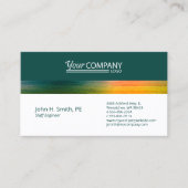 Beruflich Forest Green, Yellow Company Visitenkarte (Vorderseite)