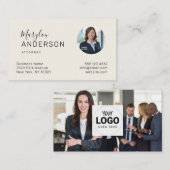 Beruflich (FOTO INSERT) UNISEX - Visitenkarte (Vorne/Hinten)