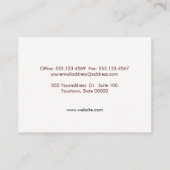 Beruflich Fotograf Foto Beilage Fotografie Begleitkarte (Rückseite)