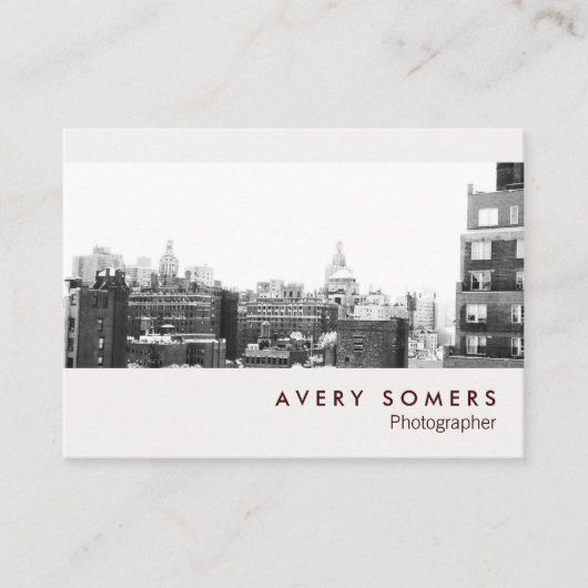 Beruflich Fotograf Foto Beilage Fotografie Begleitkarte (Vorderseite)