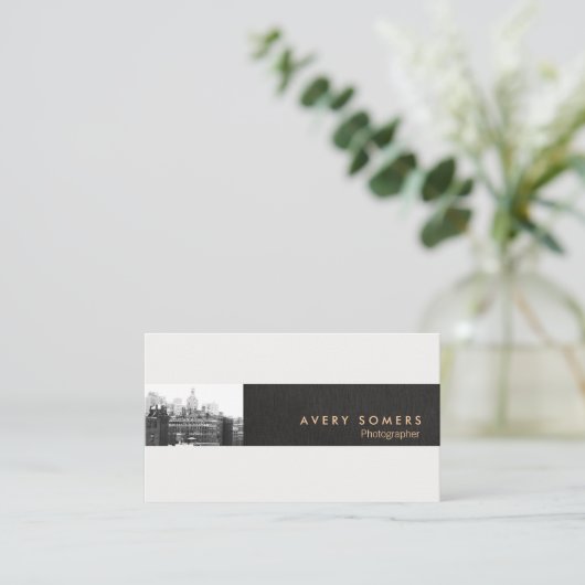 Beruflich Fotograf Foto Beilage Fotografie Begleitkarte (Stehend Vorderseite)