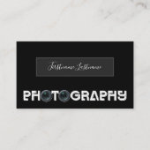 Beruflich Fotograf Videographin Visitenkarte (Vorderseite)
