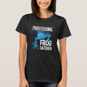 Beruflich Frosch Catcher Boy Toad Lover Girl Frog T-Shirt