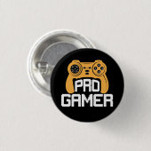 Beruflich Gamer Button (Vorne & Hinten)