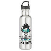 Beruflich Gamer Edelstahlflasche (Vorderseite)