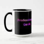 Beruflich Geek-Kaffee-Tasse Tasse (Links)