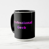 Beruflich Geek-Kaffee-Tasse Tasse (Vorderseite Links)