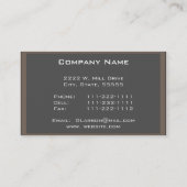 Beruflich geometrische Visitenkarte (Rückseite)