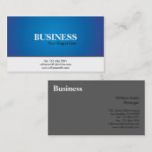 Beruflich - Geschäfts-Karten Visitenkarte (Vorne/Hinten)