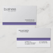 Beruflich - Geschäfts-Karten Visitenkarte (Vorne/Hinten)