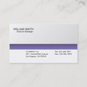 Beruflich - Geschäfts-Karten Visitenkarte (Rückseite)