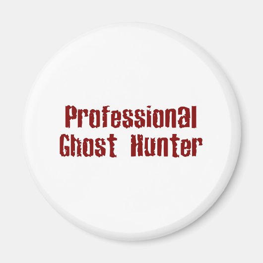 Beruflich Ghost Hunter Magnet (Vorne)