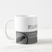 beruflich (Gitarrist) halbgrau Kaffeetasse (Links)