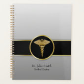 Beruflich Gold Medical Caduceus Planer (Vorderseite)