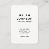 Beruflich/Goldener Schwan Visitenkarte (Rückseite)