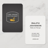 Beruflich/Goldener Schwan Visitenkarte (Vorne/Hinten)