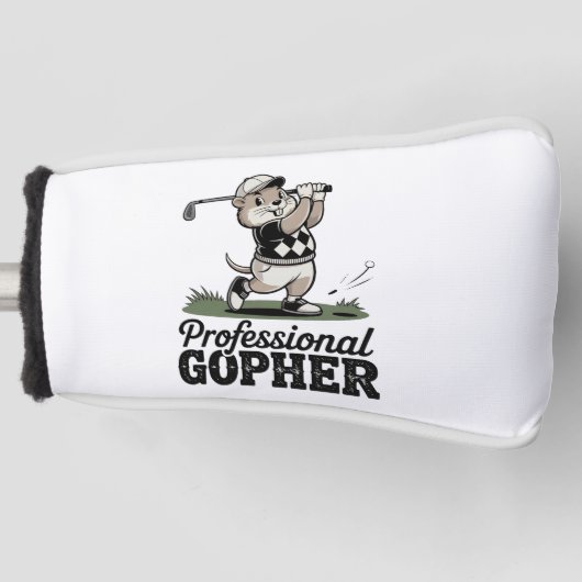 Beruflich Gopher - Golf Club Cover Headcover (Vorderseite)