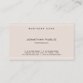 Beruflich Gothic Schriftart Modisch Sleek Schlicht Visitenkarte (Rückseite)