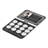 Beruflich Graues Business 2018 Kalender mit Foto Magnet (Linke Seite)