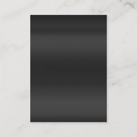 Beruflich-Graurotes Monogramm Visitenkarte (Rückseite)