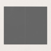 Beruflich-Graurotes Monogramm Visitenkarten (Innenseite Aufgefaltet)