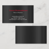 Beruflich Gray Einfach Schlicht Modernität Stilvol Visitenkarte (Vorne/Hinten)