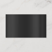 Beruflich Gray Einfach Schlicht Modernität Stilvol Visitenkarte (Rückseite)