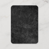 Beruflich Gray Red Modern Elegant Visitenkarte (Rückseite)