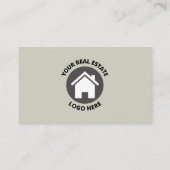 Beruflich grün reden wir über echtes Anwesen Visitenkarte (Rückseite)