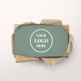 Beruflich grüner Kreis der Minimal-Business-Logos Visitenkarte