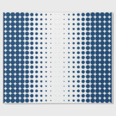 Beruflich Halbtonmuster Blau Weiß Geschenkpapier (Flach)