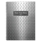 Beruflich Handyman Diamond Metal Textur Notizblock (Vorderseite)