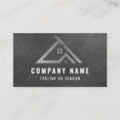 Beruflich Handyman Logo Metal Contractor Visitenkarte (Vorderseite)