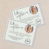 Beruflich Hello Neighbour Real Anwesen Postkarte