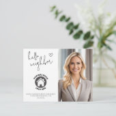 Beruflich Hello Neighbour Real Anwesen Postkarte (Stehend Vorderseite)