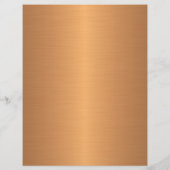 Beruflich kochen elegantes Goldrezept Flyer (Hinten)