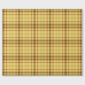 Beruflich konservative Gelbbraun Kariert Geschenkpapier (Flach)