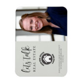 Beruflich Kontakt Info Foto Real Anwesen Magnet (Vertikal)