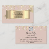 Beruflich Luxus Gold Royal Marbella Rosa Rosa Rosa Visitenkarte (Vorne/Hinten)