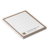 Beruflich Luxus Linde Notizblock (angewinkelt)